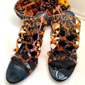 4-inch tortoise heels